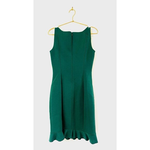 Tahari Sheath Sleeveless Dres Green - Picture 8 of 11